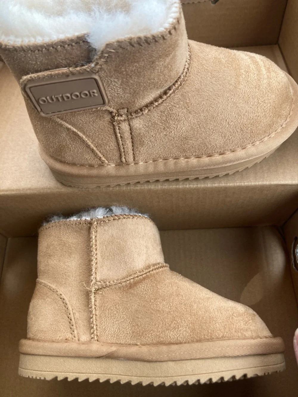 NWT Balabala Toddler And Kids Unisex Water-Repellent Plush Snow Boots Sz 22/6